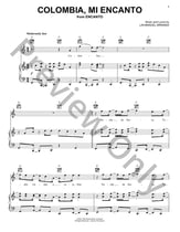 Colombia, Mi Encanto piano sheet music cover